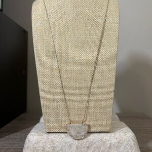 Serefina Gold Tone Pendant Necklace